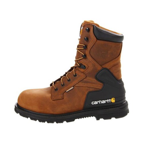 Carhartt Men's Bison Waterproof Boot - Safety Toe in Brown